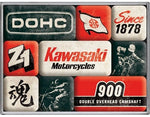 9-delige Kawasaki Motorcycles magneet set