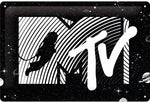 Tin Sign 20x30 cm MTV Moonman - Logo Universe