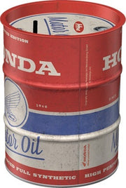 Money Box Oil Barrel Honda MC - Motor Oil Spaarpot (31515)