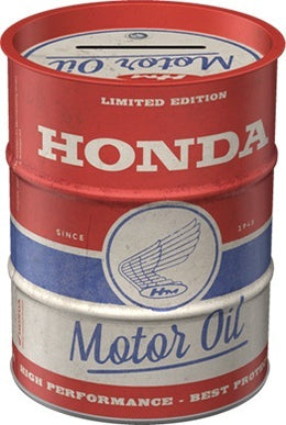 Money Box Oil Barrel Honda MC - Motor Oil Spaarpot (31515)