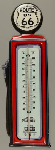 Route 66 Benzinepomp Thermometer (321Z50)