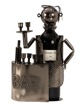 Metalen Wijnfleshouder “Barkeeper” (7063)