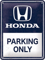 Honda Parking Only – Metalen Wandbord 15 x 20 cm