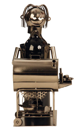 Metalen Flessenhouder “BBQ Chef” (6032)