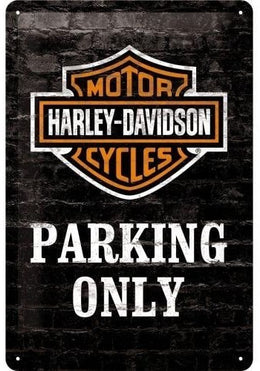 Tin Sign 20x30 Harley/Davidson Parking