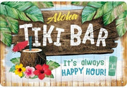Tiki Bar – Metalen Wandbord 30 x 20 cm