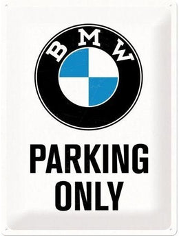 BMW Parking Only – Metalen Wandbord 30 x 40 cm