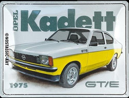 Opel Kadett – Metalen Wandbord 30 x 40 cm