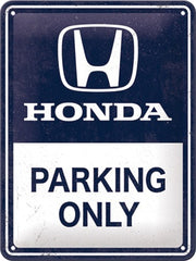 Honda Parking Only – Metalen Wandbord 15 x 20 cm