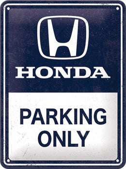Honda Parking Only – Metalen Wandbord 15 x 20 cm