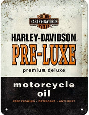 Tin Sign 15 x 20cm Harley-Davidson - Pre-Luxe