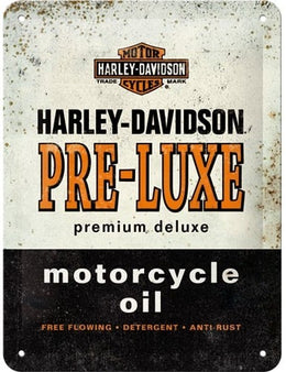 Tin Sign 15 x 20cm Harley-Davidson - Pre-Luxe