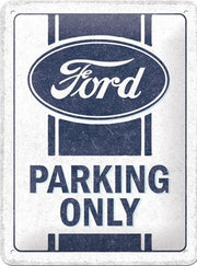 Tin Sign 15 x 20cm Ford - Parking Only