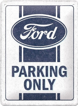 Tin Sign 15 x 20cm Ford - Parking Only