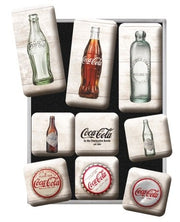 9-delige Bottle Coca Cola magneet set