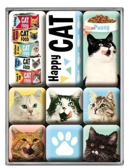 Magneet set Happy Cat