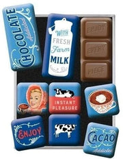 9-delige Cacao Addicted magneet set