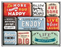 9-delige Word Up your Life magneetset