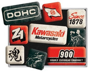 9-delige Kawasaki Motorcycles magneet set