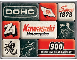 9-delige Kawasaki Motorcycles magneet set