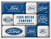 9-delige Ford Motor Company magneet set