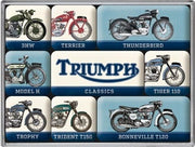 9-delige Triumph Classics magneet set