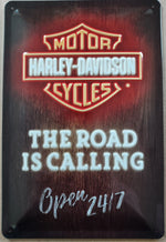 Tin Sign 20x30cm Harley Davidson
