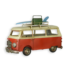 Tin Surfbus Model – Retro Blikken Decoratie (BL-292)