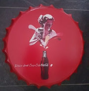 Metalen Bierdop/Kroonkurk – Coca Cola Dame Edition