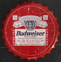 Metalen Bierdop/Kroonkurk – Budweiser Edition