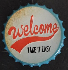 Metalen Bierdop/Kroonkurk – Welcome Edition