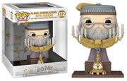 De Funko POP van Harry Potter - Albus Dumbledore with Podium DeLuxe 12 cm. (172)