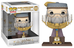 De Funko POP van Harry Potter - Albus Dumbledore with Podium DeLuxe 12 cm. (172)