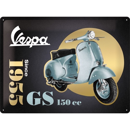 Tin Sign 30x40 Vespa / GS 150 Since 1955 / Special Edition