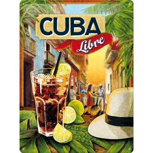 Tin Sign 30x40 Cuba Libre