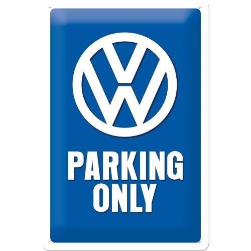 Tin Sign 20 x 30 cm VW Parking only