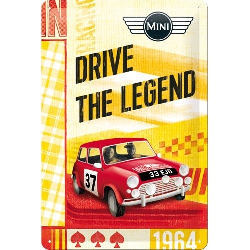 Tin Sign 20x30 Mini Drive The Legend