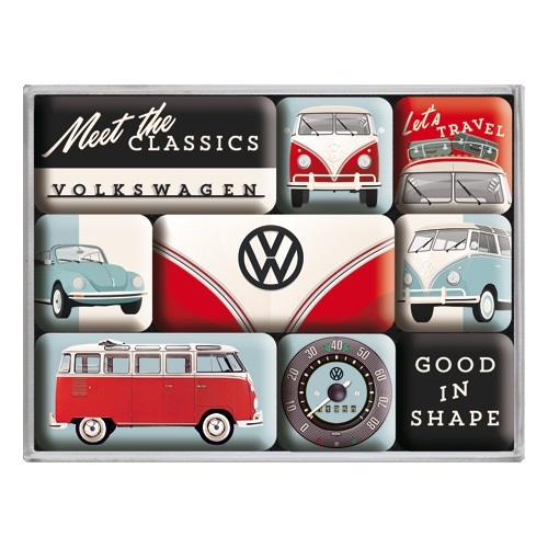 Magnet Set VW Meet The Classics