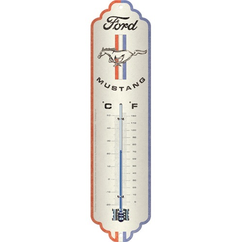 thermometer Ford Mustang / Horse & Stripes Logo