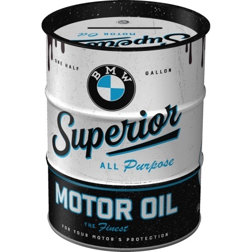 Money Box Oil Barrel BMW / Superior Motor Oil