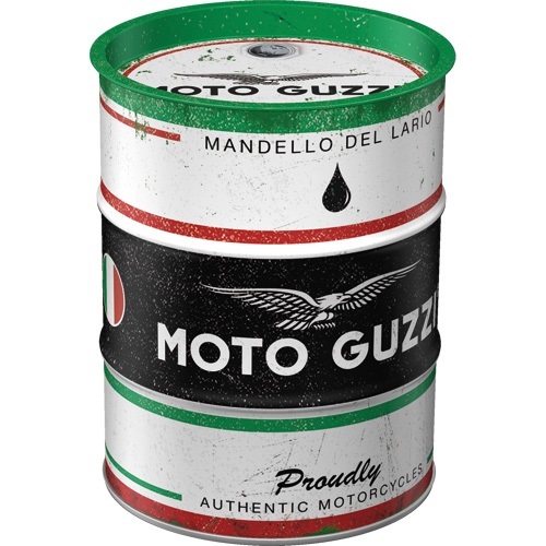 money box oilbarrel Moto Guzzi / Italian Motorcycle Oil