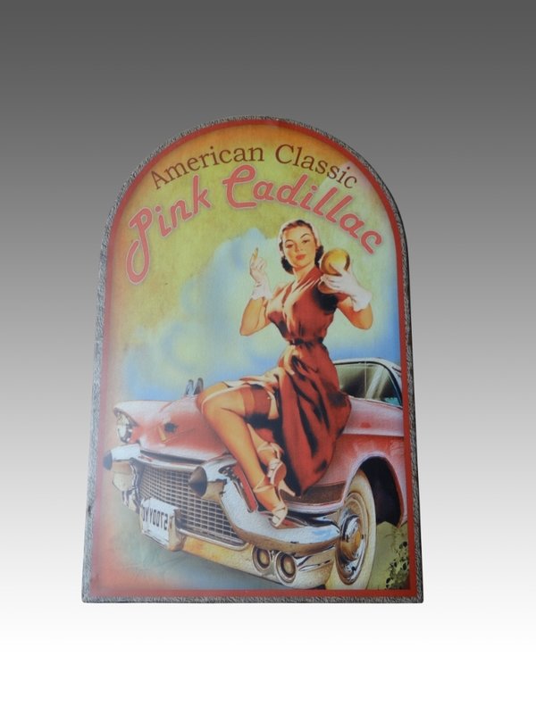 Amercan Classic Pink Cadillac